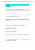 The Odyssey Exam 2 with Questions and Answers