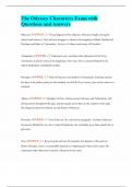The Odyssey Characters Exam with Questions and Answers