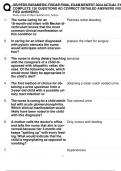 OB&sol;PEDS PARAMEDIC FISDAP FINAL EXAM NEWEST 2024 ACTUAL EXAM  COMPLETE 130 QUESTIONS AD CORRECT DETAILED ANSWERS &lpar;VERIFIED ANSWERS&rpar;