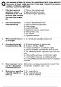 OKLAHOMA BOARD OF DENISTRY JURISPRUDENCE EXAM NEWEST   ACTUAL EXAM 300 QUESTIONS AND CORRECT DETAILED ANSWERS &lpar;VERIFIED ANSWERS&rpar;