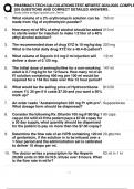 PHARMACY TECH CALCULATIONS TEST NEWEST 2024-2025 COMPLETE  209 QUESTIONS AND CORRECT DETAILED ANSWERS &period;
