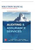 Solution Manual For Auditing and Assurance Services 9th Edition By Timothy J&period; Louwers&vert;9781266847103&vert; All Chapters 1-12&vert; LATEST
