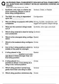 UA RIGGING FINAL EXAM NEWEST 2024-2025 ACTUAL EXAM COMPLETE  124 QUESTIONS AND CORRECT DETAILED ANSWERS &lpar;VERIFIED ANSWERS&rpar;
