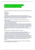LARE Practice Exam Section 2 Answered 100&percnt; Correct