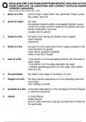 WILDLAND FIRE S190 EXAM QUESTIONS NEWEST 2024-2025 ACTUAL  EXAM COMPLETE 130 QUESTIONS AND CORRECT DETAILED ANSWERS  &lpar;VERIFIED ANSWERS&rpar;