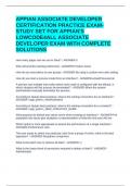 APPIAN ANALYST&sol;APPIAN ASSOCIATE DEVELOPER CERTIFICATION EXAMS BUNDLE &lpar;PACKAGE DEAL&rpar; WITH COMPLETE SOLUTIONS