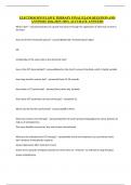 Electroconvulsive Therapy FINAL EXAM QUESTION AND ANSWERS 2024-2025&vert; 100&percnt; ACCURATE ANSWERS