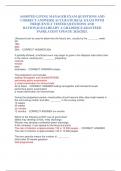 ASSISTED LIVING MANAGER EXAM QUESTIONS AND  CORRECT ANSWERS&vert; ACCURATE REAL EXAM WITH  FREQUENTLY TESTED QUESTIONS AND  RATIONALE&vert;ALREADY A GRADED&vert;GUARANTEED  PASS&vert;LATEST UPDATE 2024&sol;2025&period;