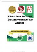 ICT3621 EXAM PACK 2025  &lbrace;DETAILED QUESTIONS AND ANSWERS &rcub;