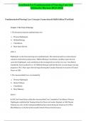 TEST BANK FOR FUNDAMENTALS OF NURSING CARE 3RD EDITION BY BURTON 2023&sol;2024 ALL CHAPTERS COVERED
