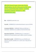 NRS 410V Grand Canyon University Clinical Manifestations for Mr C Discussion LATEST WITH ACTUAL QUESTIONS AND CORRECT VERIFIED ANSWERS ALREADY GRADED A&plus; 100&percnt; GUARANTEED PASS&excl; Bias - &lbrace;ASNWER&rcub;-systematic error