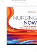 Test Bank for Nursing Now&comma; 8th Edition by Catalano