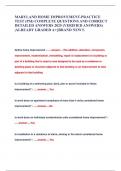 MARYLAND HOME IMPROVEMENT-PRACTICE  TEST &lpar;PSI&rpar; COMPLETE QUESTIONS AND CORRECT  DETAILED ANSWERS 2025 &lpar;VERIFIED ANSWERS&rpar;  &vert;ALREADY GRADED A&plus;&vert;&vert;BRAND NEW&excl;&excl;&period;