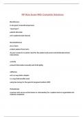 NP Role Exam With Complete Solutions