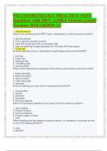 PSI COSMETOLOGY PRACTICE TEST Questions with 100- verified Answers Latest Versions 2024 GRDED
