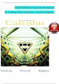 TEST BANK for Calculus 9th Edition by Varberg&comma; Purcell and Rigdon&comma; all Chapters covered ISBN&colon; 9780131429246