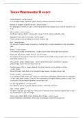 Texas Wastewater B exam