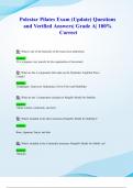 Polestar Pilates Exam &lpar;2024&sol; 2025 Update&rpar; Questions and Verified Answers&vert; Grade A&vert; 100&percnt; Correct