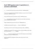 bual 2600 gupta exam 2 questions & answers 2024&sol;2025