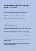 FMC FINAL EXAM QUESTIONS WITH 100&percnt; CORRECT ANSWERS&excl;&excl;