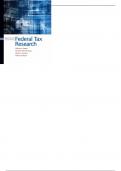 Research Case Solutions - Sawyers & Gill&comma; Federal Tax Research 13th Edition&comma; Verified Chapters 1 - 13&comma; Complete Newest Version