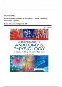 Test Bank - for Understanding Anatomy & Physiology A Visual&comma; Auditory&comma; Interactive Approach Third Edition by Gale Sloan Thompson&comma; All Chapters &vert; Complete Guide A&plus;