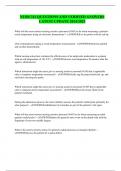 NURS 311 QUESTIONS AND VERIFIED ANSWERS LATEST UPDATE 2024&sol;2025