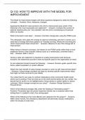 QI 102-HOW TO IMPROVE WITH THE MODEL FOR IMPROVEMENT 2024&sol;2025