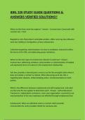 IDRL 320 STUDY GUIDE QUESTIONS & ANSWERS VERIFIED SOLUTIONS&excl;&excl;