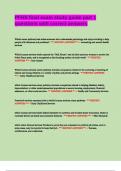 PFHS final exam study guide part 1 questions with correct answers&period;