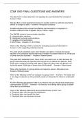 COM 1000 FINAL QUESTIONS AND ANSWERS