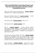 FNP Leik 2024&sol;2025 Actual final Pretest and Post test Exam Questions and Best Graded Guaranteed success
