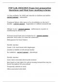 FNP Leik 2024&sol;2025 Exam test preparation Questions and Must have marking scheme
