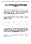 SSCP Certification &lpar;ISC&rpar;&sup2; 2024&sol;2025 Study guide Exam Questions with Key Marking Scheme