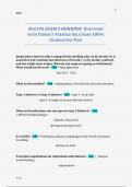 NUR195 EXAM 2 HONDROS  QUESTIONS WITH CORRECT VERIFIED SOLUTIONS 100&percnt; GUARANTEED PASS