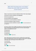 NUR 195 P1 EXAM QUESTIONS WITH CORRECT VERIFIED SOLUTIONS 100&percnt; GUARANTEED PASS &lpar;LATEST UPDATE&rpar;