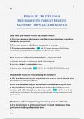 POWER BI  DA 100  EXAM QUESTIONS WITH CORRECT VERIFIED SOLUTIONS 100&percnt; GUARANTEED PASS