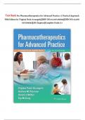 Test Bank for Pharmacotherapeutics for Advanced Practice&colon; A Practical Approach 5th Edition &vert; Virginia Poole Arcangelo &vert; ISBN 10&colon; 1975160592 &vert; ISBN 13&colon; 978-1975160593 &vert; All Chapters &vert; Complete A&plus; Guide 2025