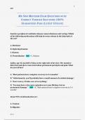 MN 566 MIDTERM EXAM QUESTIONS WITH CORRECT VERIFIED SOLUTIONS 100&percnt; GUARANTEED PASS &lpar;LATEST UPDATE&rpar;