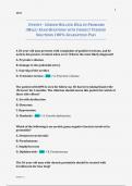  DUNPHY - GENDER-RELATED HEALTH PROBLEMS &lpar;MALE&rpar; EXAM QUESTIONS WITH CORRECT VERIFIED SOLUTIONS 100&percnt; GUARANTEED PASS