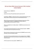 AZ Law Exam With Correct Answers 100&percnt; Verified Latest Update