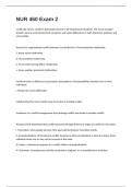 NUR 460 Exam 2 2024&sol;2025 Questions And Answers 