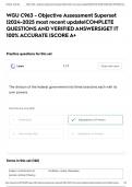 WGU C963 - Objective Assessment Superset &vert;2024-2025 most recent update&vert;COMPLETE QUESTIONS AND VERIFIED ANSWERS&vert;GET IT 100&percnt; ACCURATE &vert;SCORE A&plus;