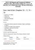 EDCO 740 Diagnosis and Treatment of Addictive Behaviors Quiz&lowbar; Hart & Ksir Chapters 10 &ndash; 11&comma; 13 &ndash; 14 &lpar;Due Dec 1 at 11&colon;59pm&rpar; Quiz Score- 100 out of 100 Liberty University