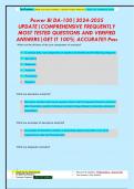 Power BI DA-100&vert;2024-2025  UPDATE&vert;COMPREHENSIVE FREQUENTLY  MOST TESTED QUESTIONS AND VERIFIED  ANSWERS&vert;GET IT 100&percnt; ACCURATE&excl;&excl; Pass