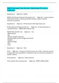 RMLO National Test Review&colon; Questions & Correct Solutions 