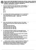 TEXAS CODE ENFORCEMENT EXAM 2024 ACTUAL EXAM 2 VERSIONS  COMPLETE 400 QUESTIONS WITH DETAILED VERIFIED ANSWERS &lpar;100&percnt;  CORRECT ANSWERS&rpar; &sol;ALREADY GRADED A&plus;