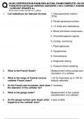 VA BC CERTIFICATION EXAM 2024 ACTUAL EXAM COMPLETE 150 QUESTIONS WITH DETAILED VERIFIED ANSWERS &lpar;100&percnt; CORRECT ANSWERS&rpar;  &sol; ALREADY GRADED A&plus;