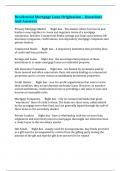 Residential Mortgage Loan Origination &ndash; Questions And Answers 