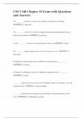 CSCI 340 Chapter 18 Exam with Questions and Answers